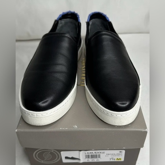 Franco Sarto Womens Alma Black Casual Shoes - Picture 2 of 7